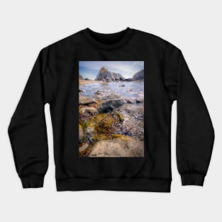 The Beach Near Brookings, Oregon Crewneck Sweatshirt